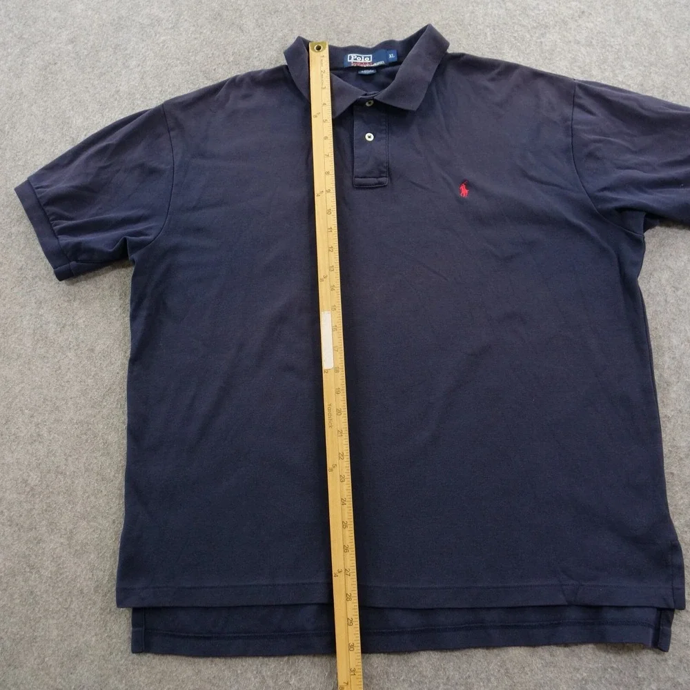 Polo Ralph Lauren Shirt Mens Extra Large Blue Pony Logo Golf Casual